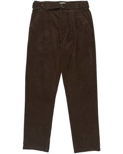 Oliver Spencer Belted Trousers - Brown