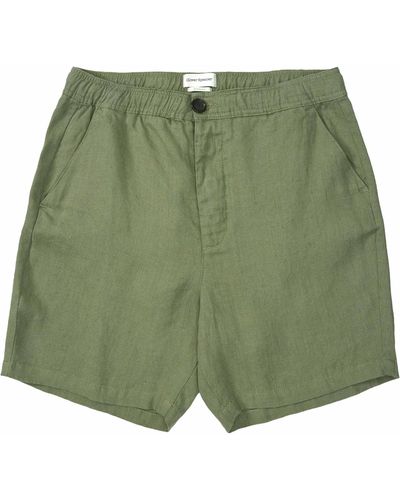 Oliver Spencer Osborne Drawstring Shorts - Green