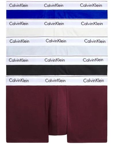 Calvin Klein 5 Pack Trunks - White