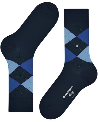 Burlington King Socks - Blue