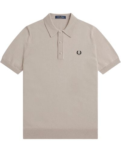 Fred Perry K7623-s56 Knitted Shirt - Grey