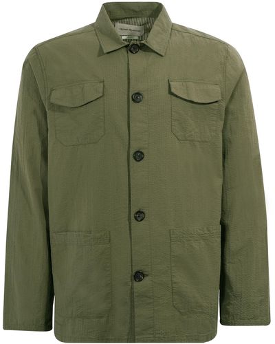 Oliver Spencer Hockney Shirt Jacket - Green