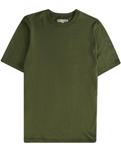 Merz B. Schwanen Loopwheeled 5.5oz T-shirt - Green