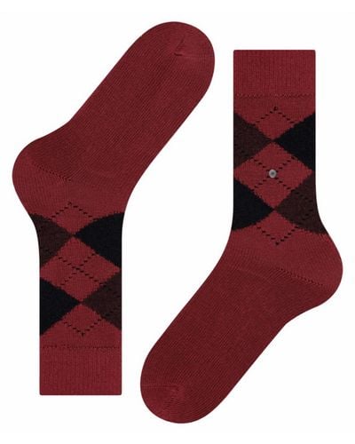 Burlington Preston Socks - Red