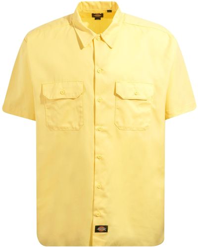 Dickies Short Sleeve Work Shirt - Pale Banana - Yellow