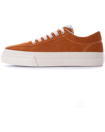Stepney Workers Club Dellow Suede Trainer - Brown