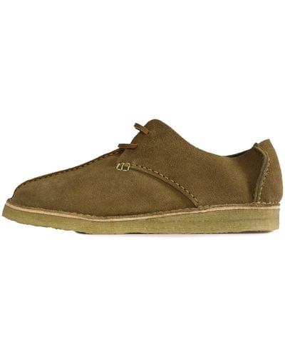 Yogi Footwear Caden Centre Seam Suede Shoes - Brown