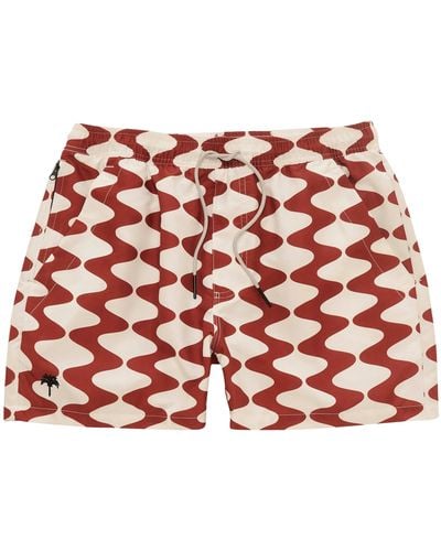 Oas Oas Big Lauda Swim Shorts - Red