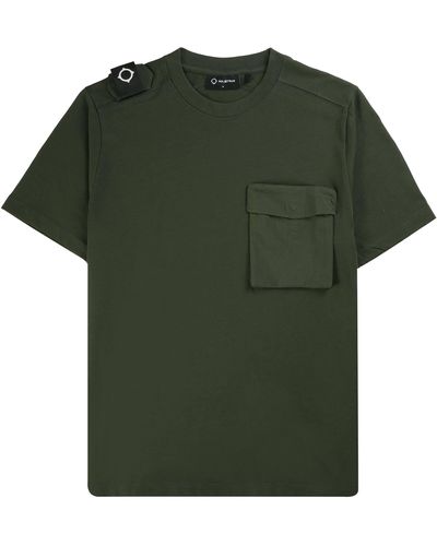 Ma Strum Cargo Pocket T-shirt - Green