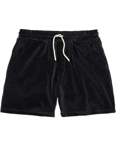 Oas Velour Shorts - Black