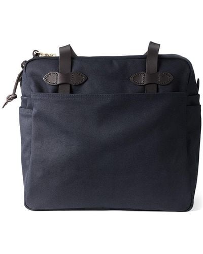 Filson Navy Tote Bag With Zipper 11070261 - Blue