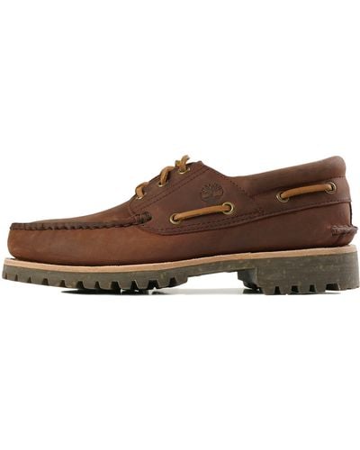 Timberland Authentic Handsewn Boat Shoes - Brown