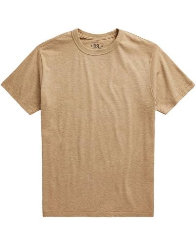 RRL Garment-dyed Crewneck T-shirt - Natural