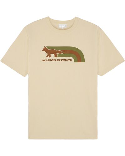 Maison Kitsuné Flash Fox Comfort T-shirt - Natural