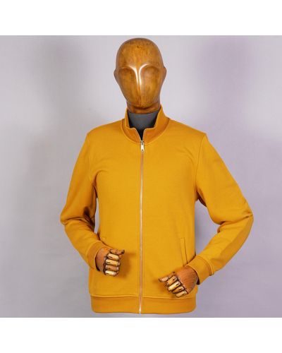 None Of The Above Henry Track Top - Yellow