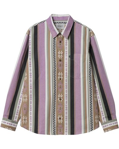 Carhartt Long Sleeve Coba Shirt - Multicolour