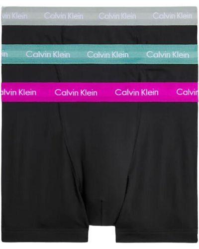 Calvin Klein 3 Pack Trunks - Purple