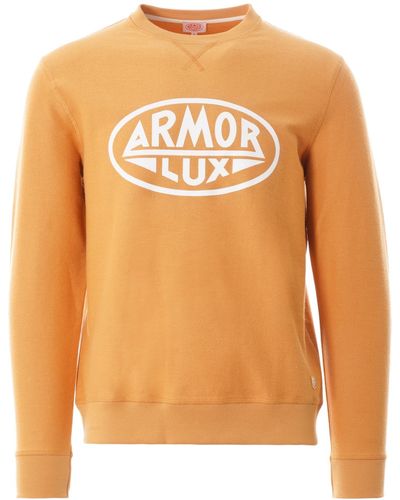 Armor Lux Circle Logo Crew Neck Sweat - Multicolour