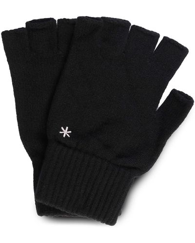 Snow Peak Wool Knit Gloves - Black