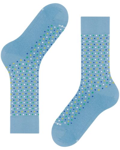 Burlington Dot Socks - Blue