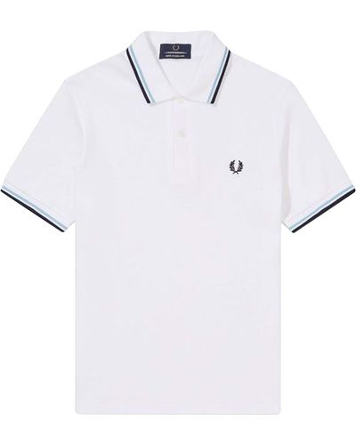 Fred Perry Fred Perry M12 Twin Tipped Polo - White