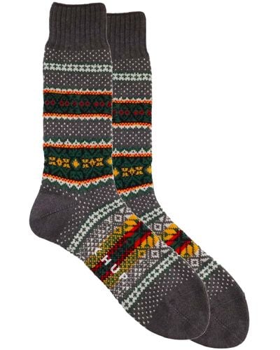 Chup Socks My Favourite Village - Black