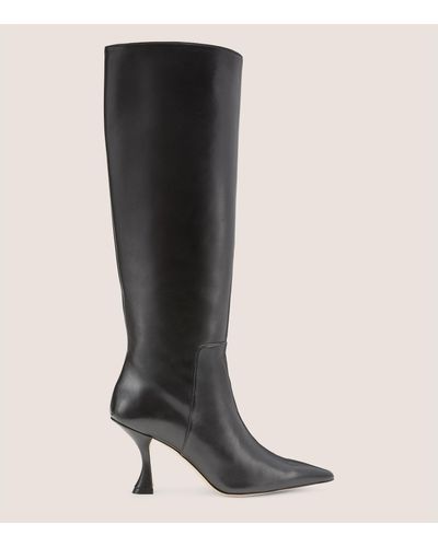 Stuart Weitzman Xcurve 85 Slouch Boot The Sw Outlet - Black