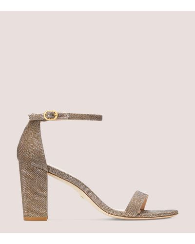 Stuart Weitzman Nearlynude Strap Sandal The Sw Outlet - Black