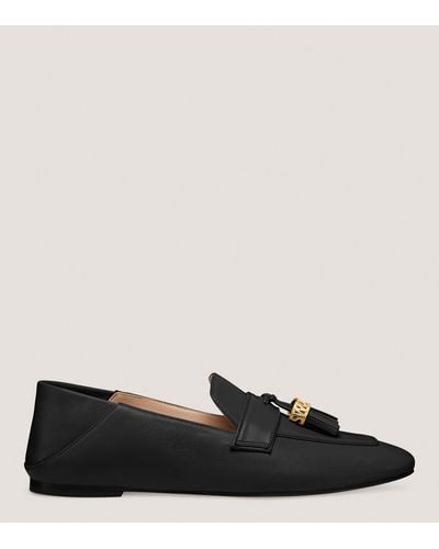 Stuart Weitzman Wylie Signature Loafer The Sw Outlet - Gray