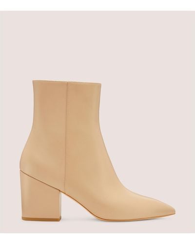 Stuart Weitzman Avenue 75 Block Bootie - Natural