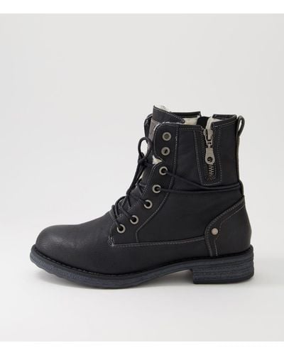 I LOVE BILLY Miskeen Il Smooth Boots - Black