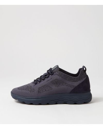 Geox D Spherica A Ge Knit Trainers - Blue