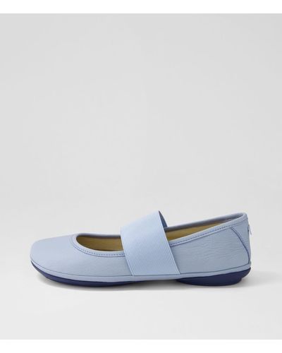 Camper 21595 Right Nina Cm Leather Shoes - Blue