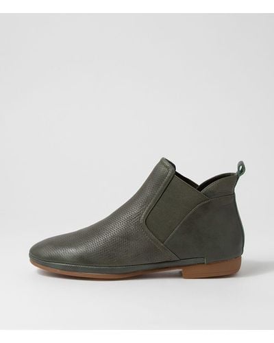 Diana Ferrari Orush Df Leather Boots - Green