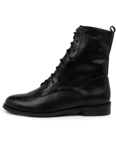 DJANGO & JULIETTE Yago Dj Leather Boots - Black