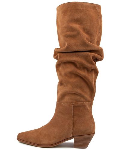 Sol Sana Tyler Boot Ss Suede Boots - Brown
