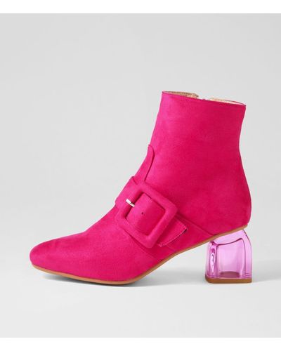 LAGUNA QUAYS Talulah Lq Microsuede Boots - Pink
