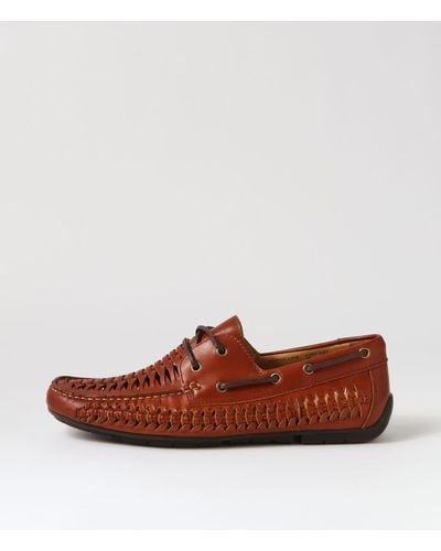Florsheim Cooper Lace Fl Nubuck Shoes - Brown