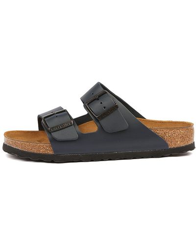 Birkenstock Arizona Leather Sandals - Blue