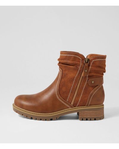 I LOVE BILLY Alsoni Il Smooth Microsuede Boots - Brown