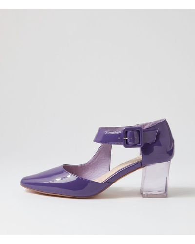 DJANGO & JULIETTE Happie Dj Patent Leather Shoes - Purple