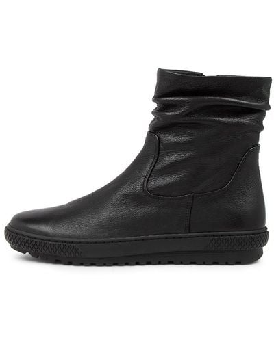 Diana Ferrari Farah Df Black Black Sole Leather Black Black Sole Boots