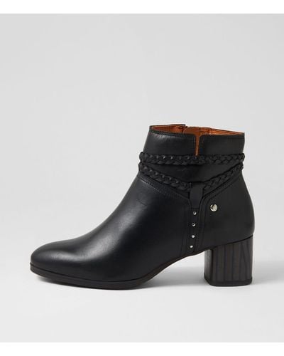 Pikolinos Calafat 21 Pn Leather Boots - Black