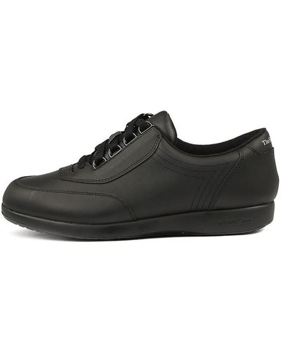 Hush Puppies Classic Walker Ii Leather Trainers - Black