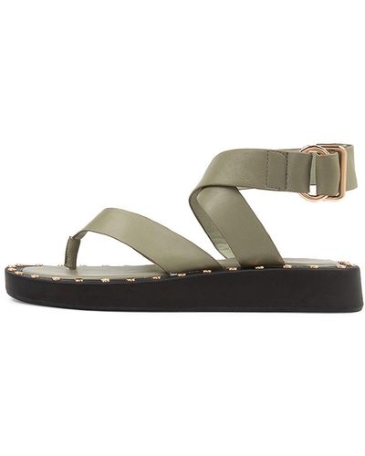 Siren Yolo Si Leather Sandals - Green