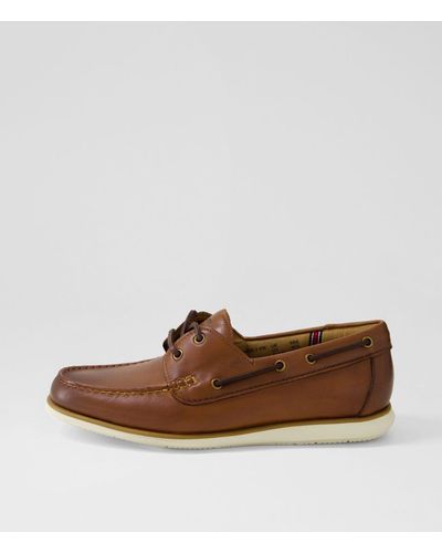 Florsheim Atlantic 2 Eye Fl Leather Shoes - Brown