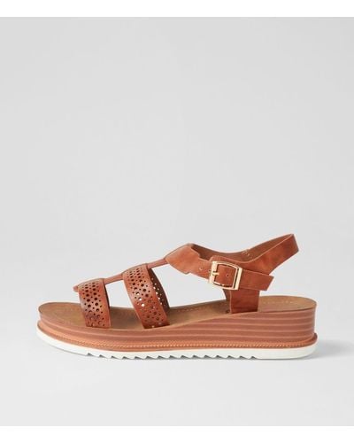 I LOVE BILLY Rhiled Il Smooth Sandals - Brown