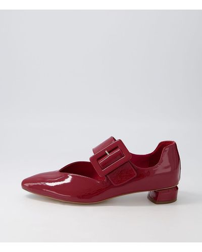 DJANGO & JULIETTE Fantaza Dj Patent Leather Shoes - Red