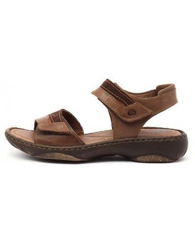Josef Seibel Debra 19 Leather Sandals - Brown
