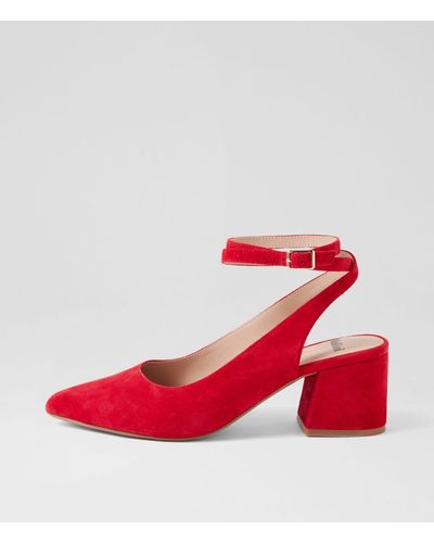 MOLLINI Rashell Mo Suede Shoes - Red